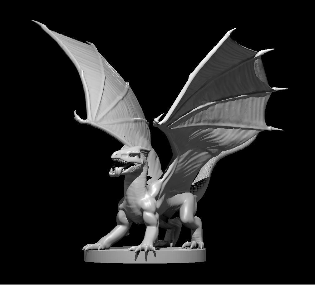Weiße Drachen DnD TTRPG